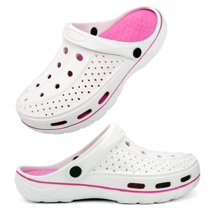 Women Men Orthopedic Clogs Arch Support Garden Shoes Sandals Slippers with Plantar Fasciitis Insoles