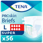 TENA Proskin Incontinence Super Briefs, Adult Diapers, Super Absorbency, Bladder Leaks Control, Large, 56 count