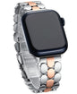 Designer Band for Apple Watch 40mm 41mm 42mm 38mm 44mm 45mm 46mm 49mm for Women, Stainless Steel Dressy Bands Compatible with Apple Watch Series 11,10,Se,9,8,7,6,5,4,3,2,1 for iWatch