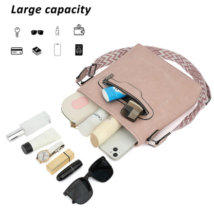 TANTOMI Crossbody Bags for Women Casual Crossbody Purses for Women Travel Shoulder Bag Handbags with Adjustable Strap