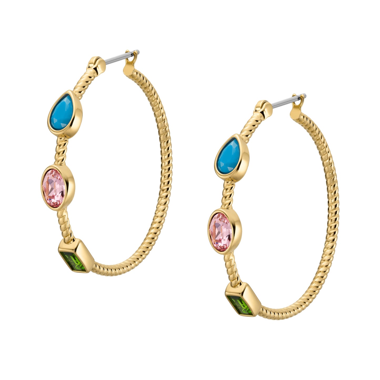 Fossil Women's Stainless Steel Dangle/Drop or Hoop Earrings for Women