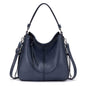 Realer Hobo Crossbody Bags for Women Designer Faux Leather Hobo Handbags Retro Large Size Shoulder Bag Bucket Purse
