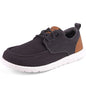 ASITVO Mens Wide Canvas Loafers Slip on Big Size Walking Shoes Width Toe Box Casual Dress Shoes