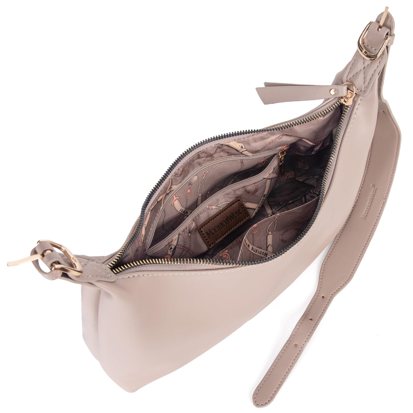 Montana West MEDIUM Shoulder Purses for Women Crescent Hobo Bags Trendy Purses