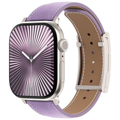 Leather Magnetic Watch Band Compatible with Apple Watch Ultra Band 49mm 46mm 45mm 44mm 42mm 41mm 40mm 38mm Replacement Strap for Women Men iWatch Ultra 3/2/1/SE3/Series 11/10/9/8/7/6/5/4/3/2/1