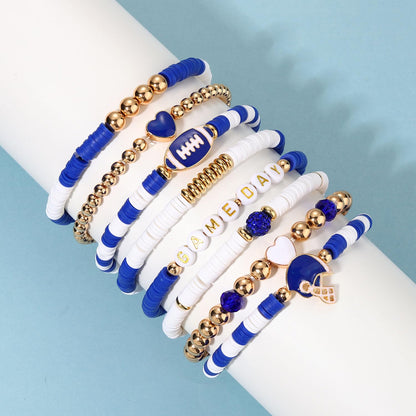 Heishi Bracelets for Women Clay Beaded Stretch Bracelets Stackable Friendship Bracelet Set Summer Beach Accessories Outfits Jewelry Gifts