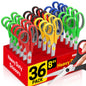 BURVAGY 8" 10 Pack All Purpose Heavy Duty Scissors- Comfort-Grip Sharp Scissors for Office School Sewing Fabric Craft High/Middle School Student Teacher Scissor, Right/Left Hand