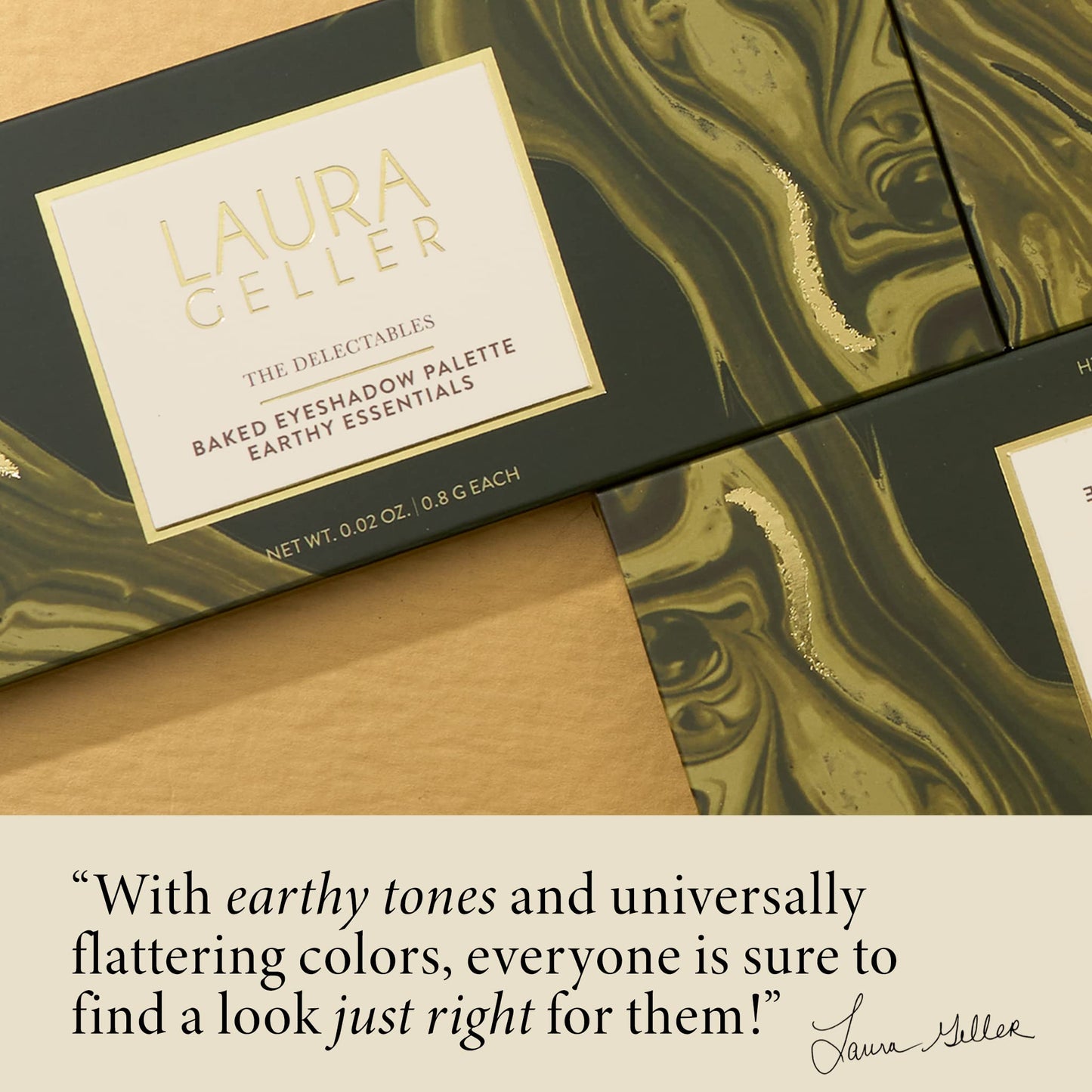 LAURA GELLER NEW YORK The Delectables Timeless Tones Baked Eyeshadow Palette | 14 Pigmented Eyeshadows Blendable Everyday Look