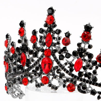 TOBATOBA Silver Wedding Crystal Tiaras and Crowns for Women, Bride Royal Queen Headband Princess Quinceanera Headpieces for Birthday Prom Pageant Party