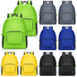 Jexine 10 Pcs Backpacks in Bulk 16.5 Inches Back Pack Basic Backpack for Adult Lightweight Outdoor Travel Book Bags(Sunny Pastel)