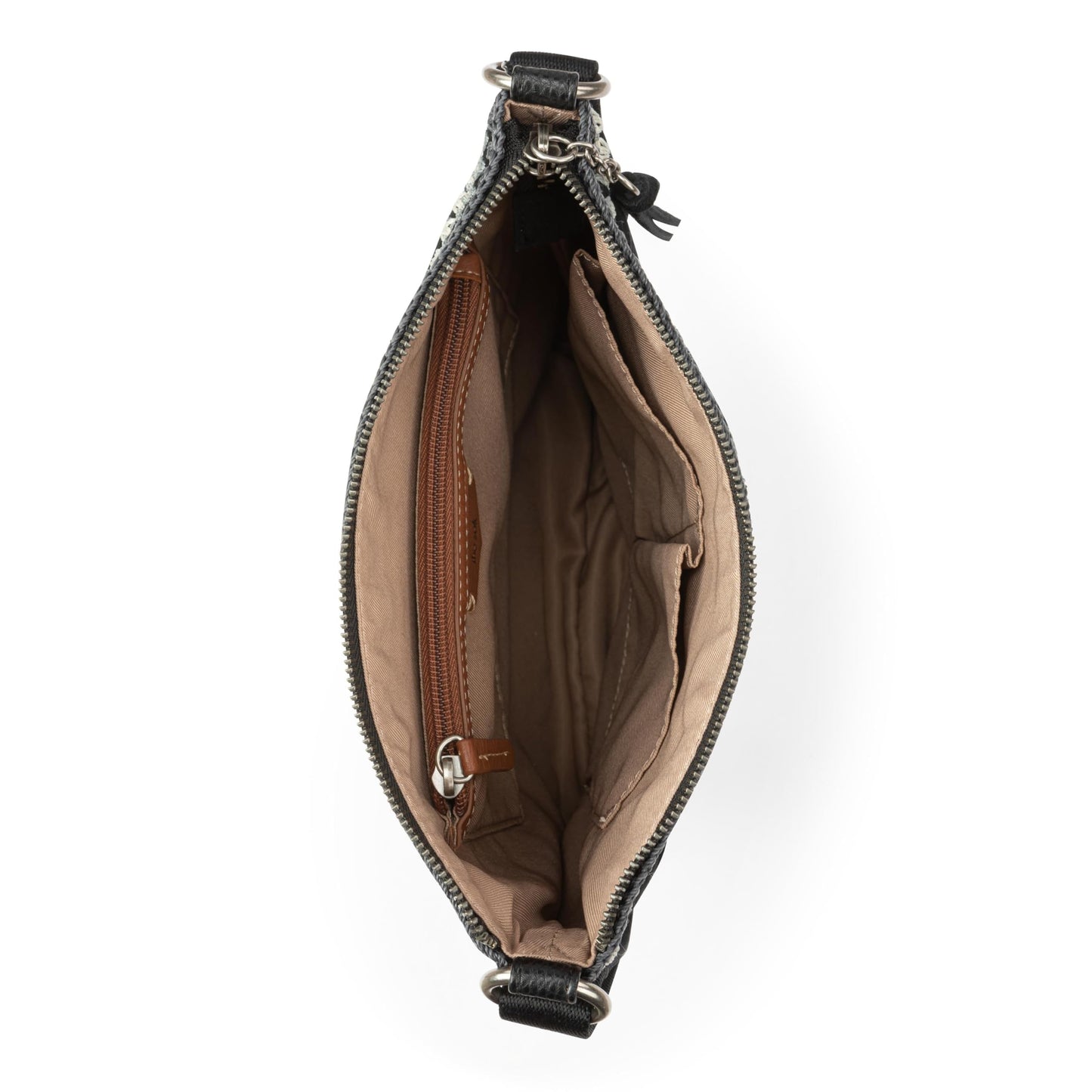 The Sak Lucia Leather Crossbody Purse - Premium Leather Women's Handbag for Everyday & Travel - Cross Body Bag With Zipper