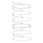 Dainty Simple Gold Bracelets for Women, Stackable Satellite Paperclip Lip Bracelet Set Tiny Lip Dot Chain Box Link for Handmade Gift Minimalist Cute Trendy Jewelry Gold Accessories for Women