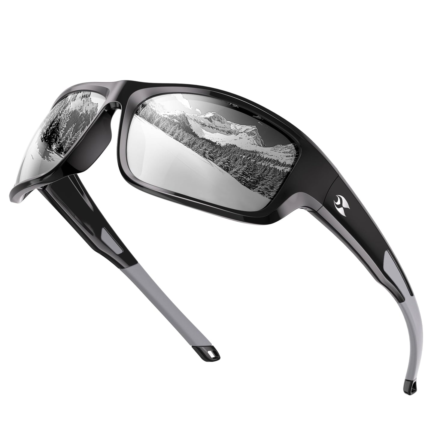 suoso Sports Polarized Sunglasses for Men: Women UV400 Protection Wrap Around Sun Glasses for Golf Fishing Running Driving