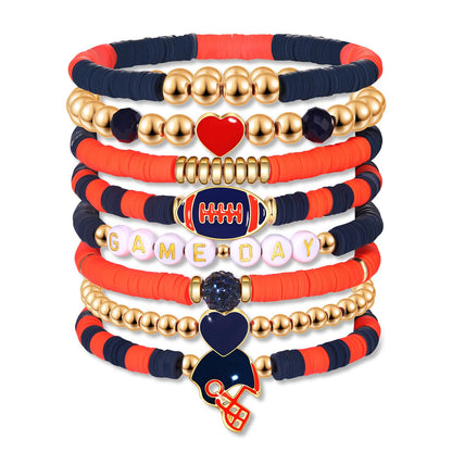 Heishi Bracelets for Women Clay Beaded Stretch Bracelets Stackable Friendship Bracelet Set Summer Beach Accessories Outfits Jewelry Gifts