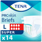 TENA Proskin Incontinence Super Briefs, Adult Diapers, Super Absorbency, Bladder Leaks Control, Large, 56 count