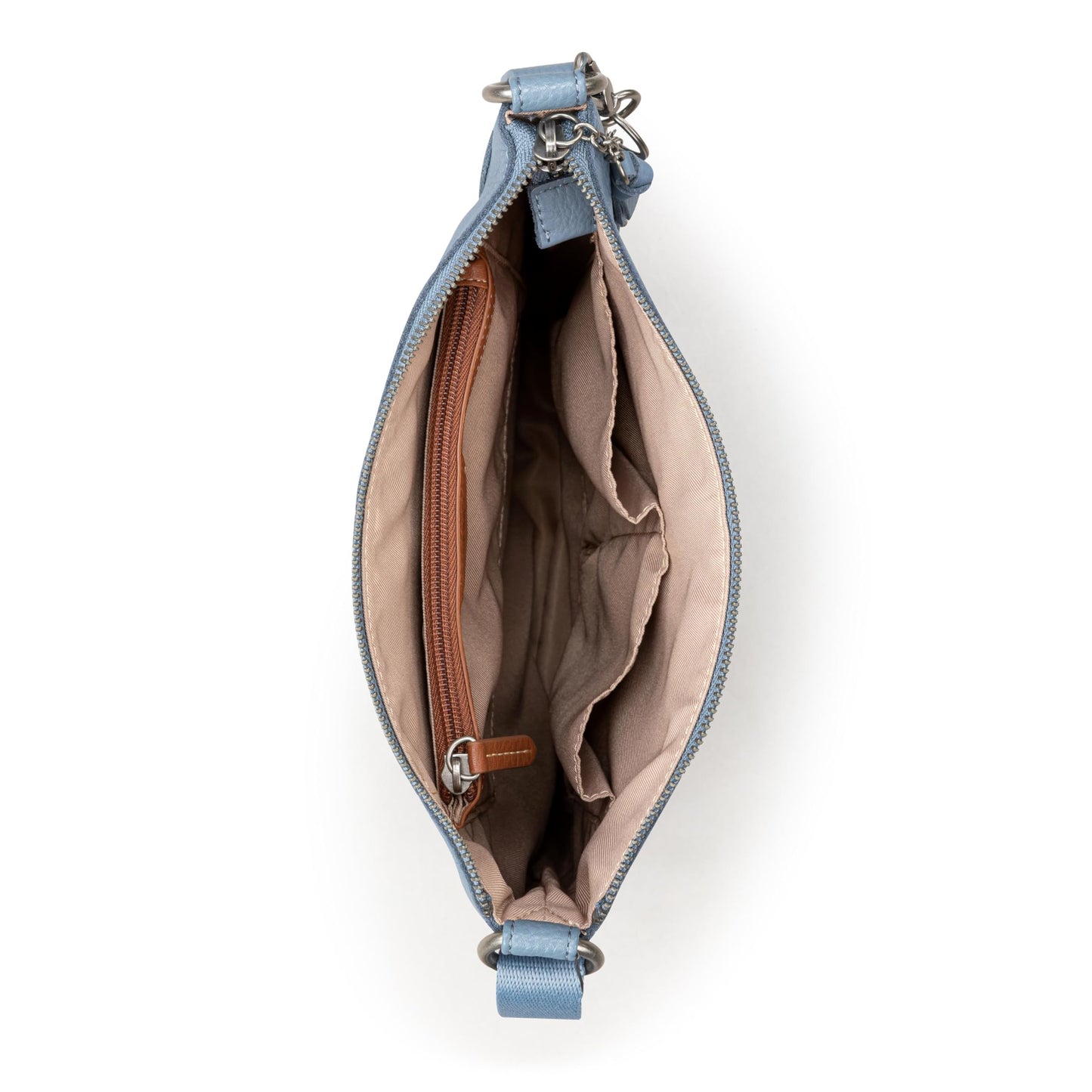 The Sak Lucia Leather Crossbody Purse - Premium Leather Women's Handbag for Everyday & Travel - Cross Body Bag With Zipper