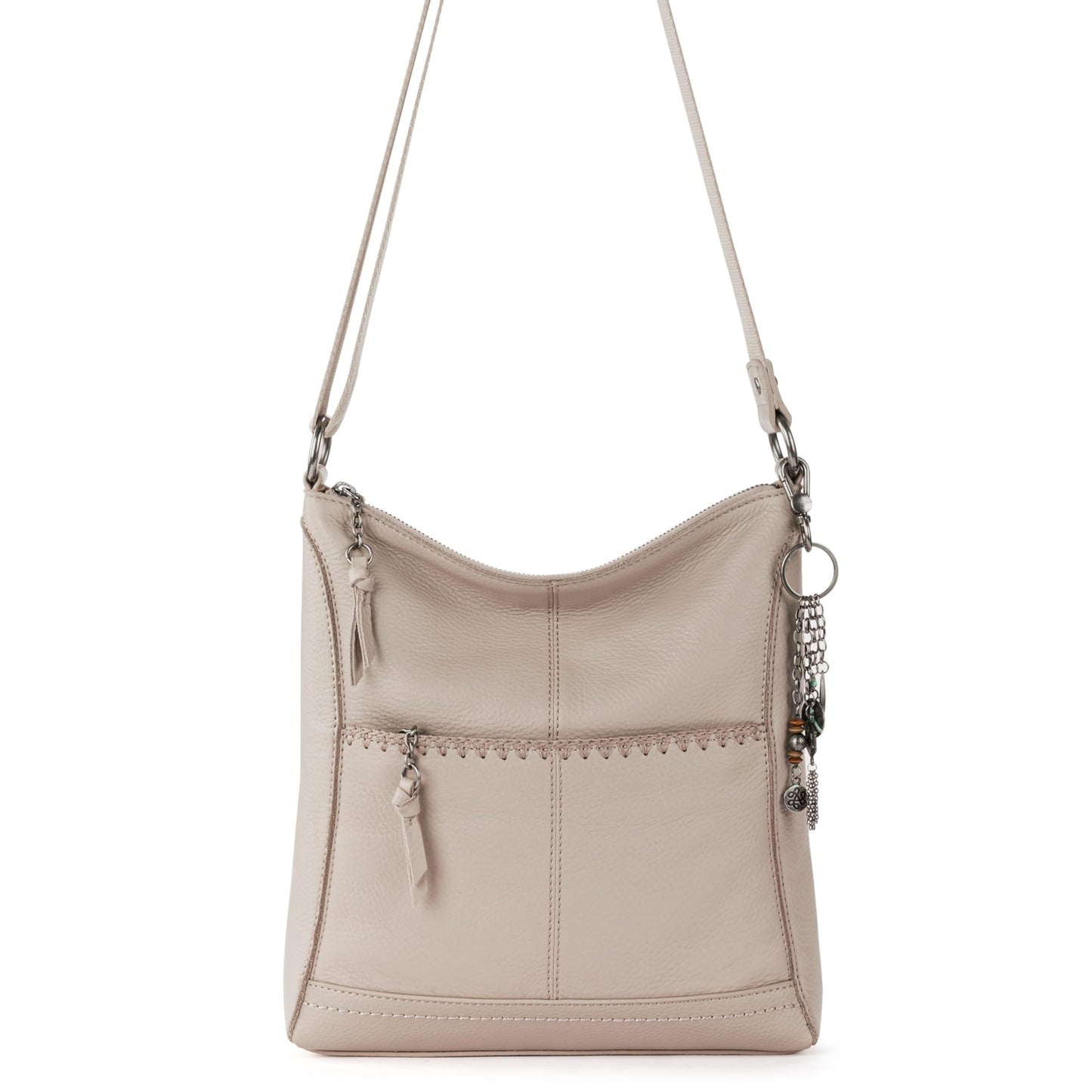 The Sak Lucia Leather Crossbody Purse - Premium Leather Women's Handbag for Everyday & Travel - Cross Body Bag With Zipper