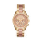 Michael Kors Bryant Chronograph Women's Watch, Stainless Steel and Pavé Crystal Watch for Women