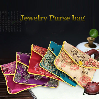 MorTime Jewellery Jewelry Silk Purse Pouch Gift Bags, Multiple Colors, Pack of 12 (Small)