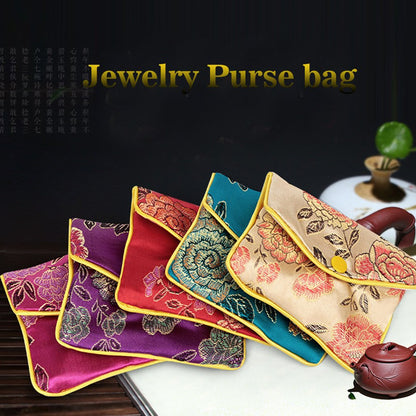 MorTime Jewellery Jewelry Silk Purse Pouch Gift Bags, Multiple Colors, Pack of 12 (Small)