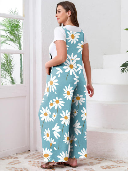 TAKEYAL Women's Plus Size Jumpsuit Overalls Wide Leg Casual Summer Rompers Adjustable Loose Fit Jumpsuits With Pockets 2026