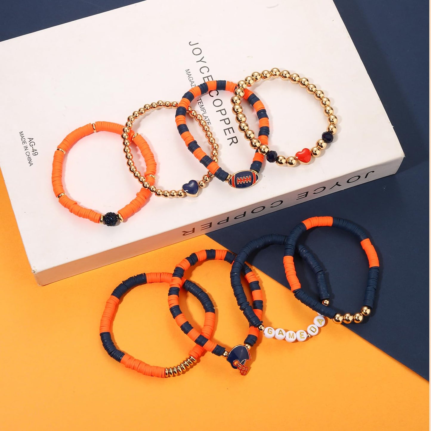 Heishi Bracelets for Women Clay Beaded Stretch Bracelets Stackable Friendship Bracelet Set Summer Beach Accessories Outfits Jewelry Gifts