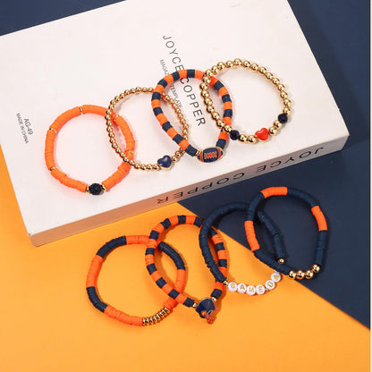 Heishi Bracelets for Women Clay Beaded Stretch Bracelets Stackable Friendship Bracelet Set Summer Beach Accessories Outfits Jewelry Gifts