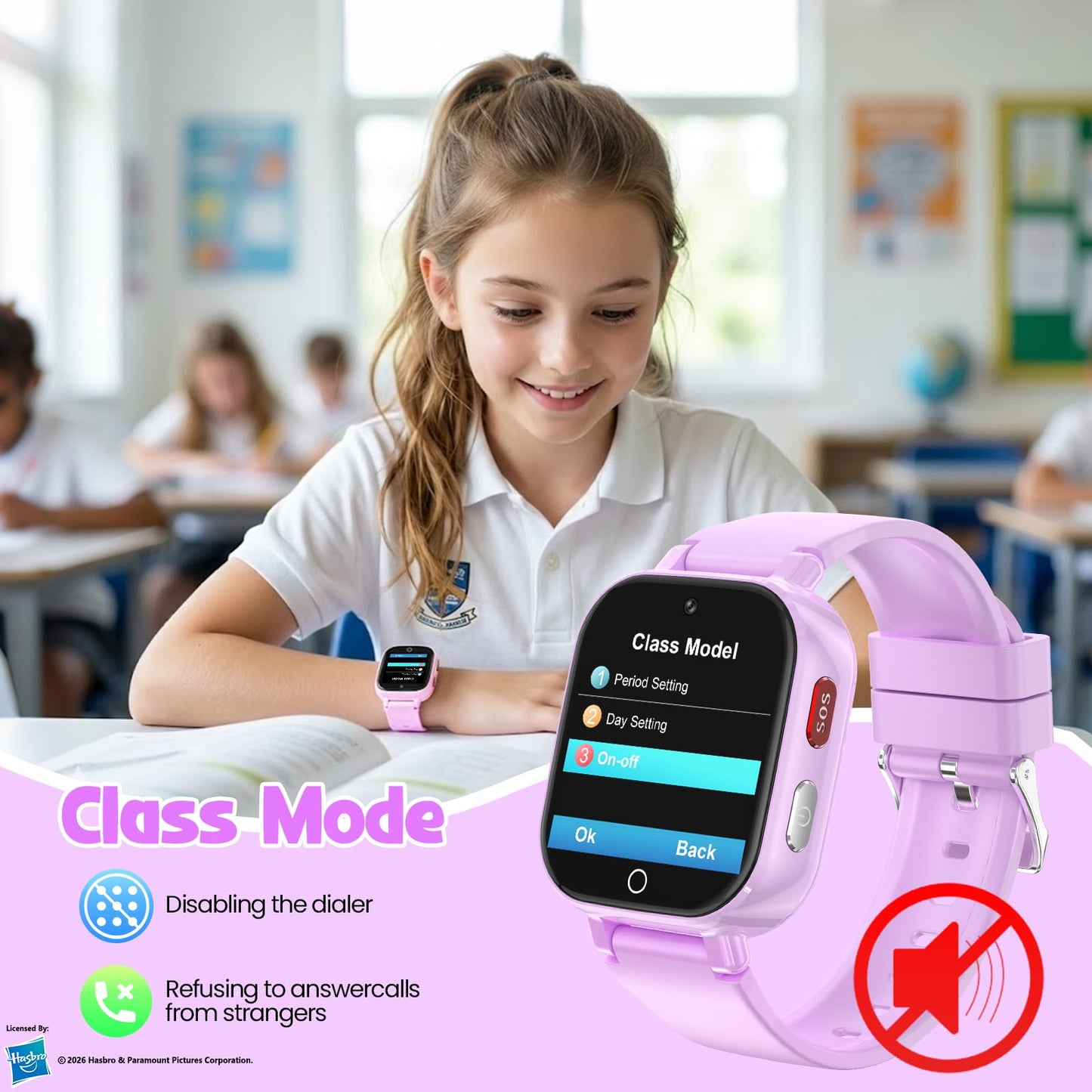 Smart Watch for Kids, 4G Kids Smartwatch with GPS Tracker Calling (Blue) | WIFI/Voice/Video Chat/SOS/SMS-receiving IP68 Waterproof Pedometer Camera Alarm Safe Zone Smartwatch Gift for Boys Girls 4-12