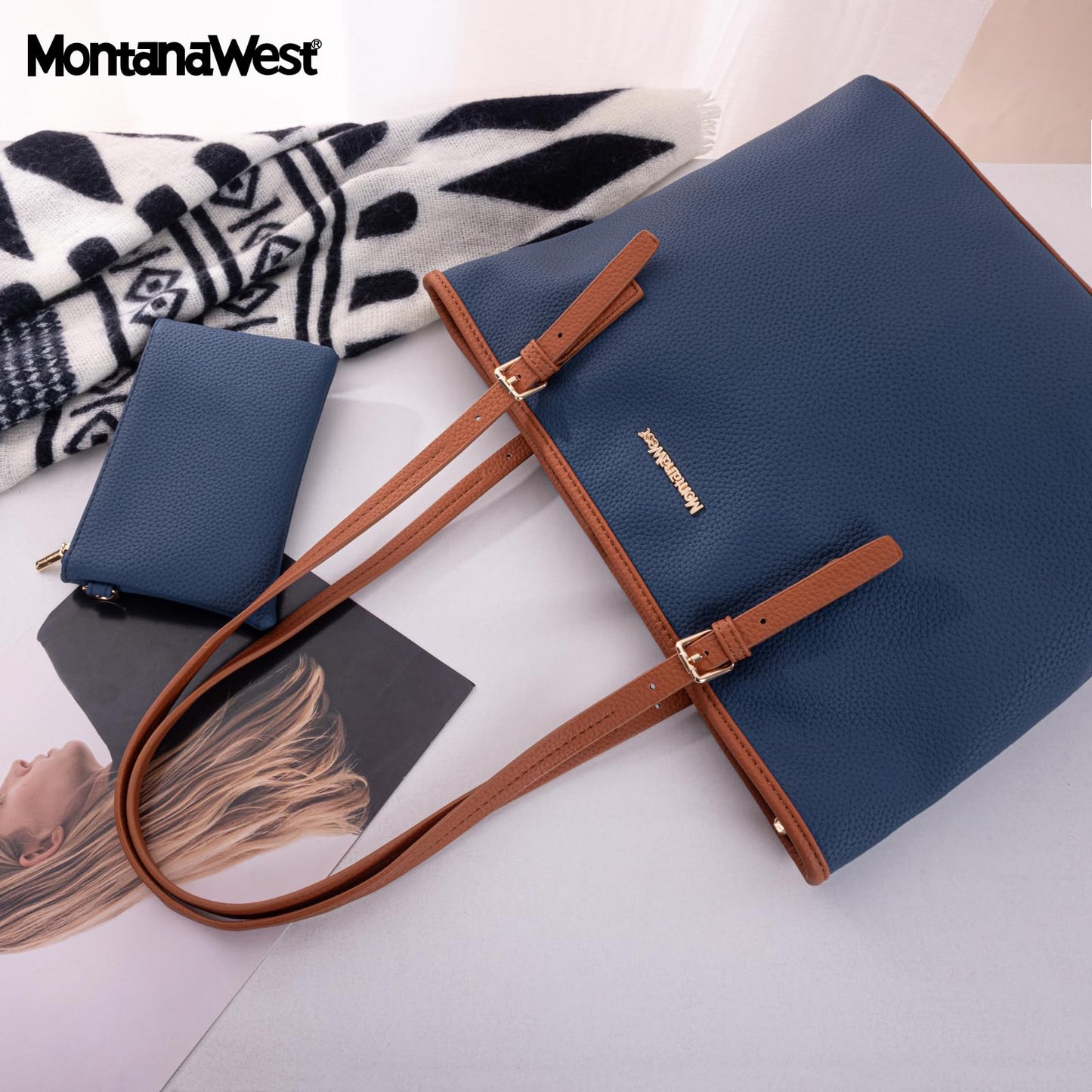 Montana West City Tote Bags Purses and Handbags for Women Causal Bag