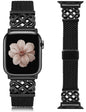 TOYOUTHS Braided Magnetic Band Compatible with Apple Watch Bands 38/40/41/42/44/45/46/49mm Women Men, Dressy Celtic Metal Stretchy Elastic Strap for iWatch Series 11 10 9 8 7 6 5 4 SE/Ultra 3 2 1