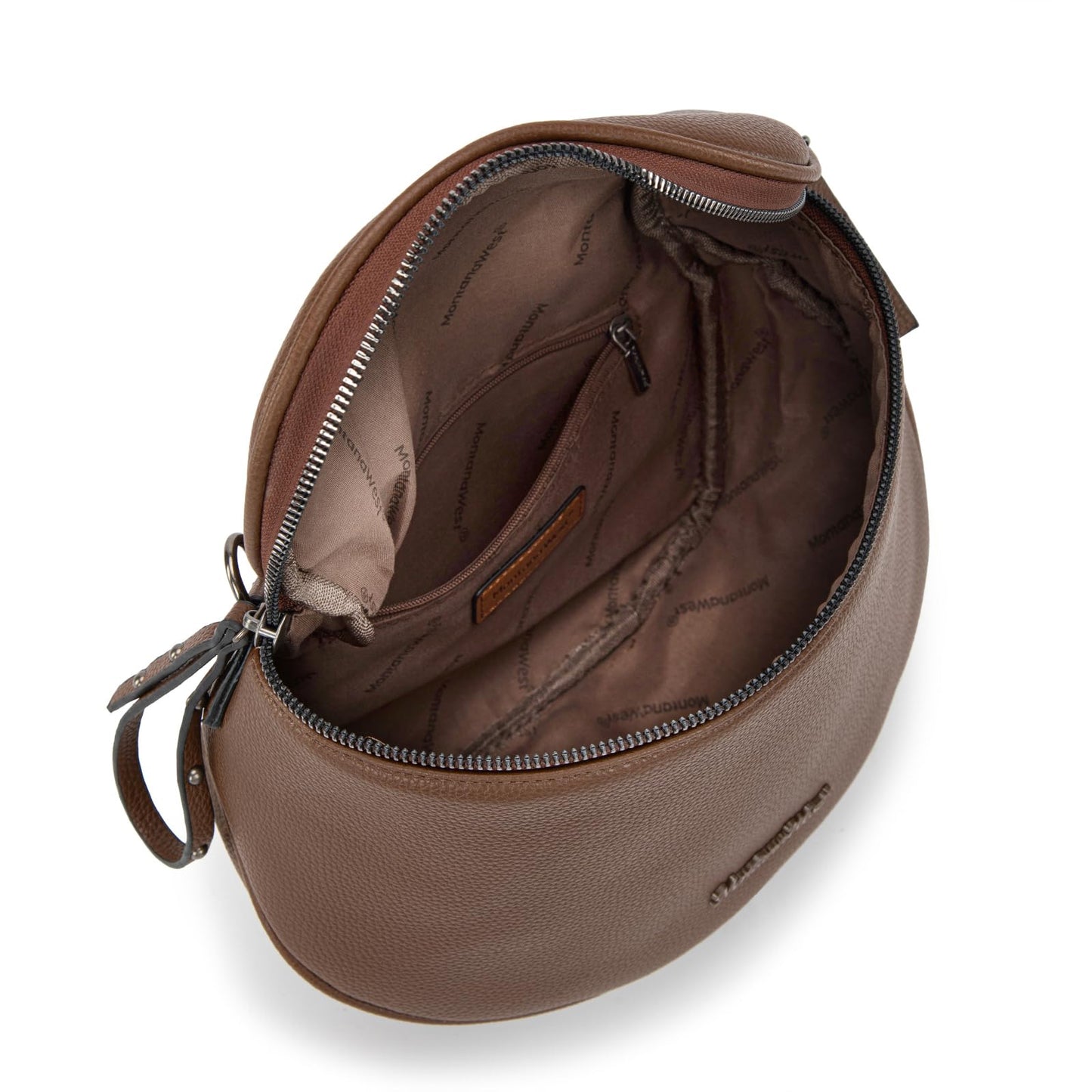 Montana West Crossbody Bag for Women, Large Bum Bag Purse Soft Vegan Leather Travel Fanny Pack with Coin Purse