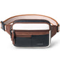 Leresas Fanny Packs for Women Vegan Leather Belt Bag Chic Cross Body Waist Pack Waist Purse for Travel Hiking Running Brown