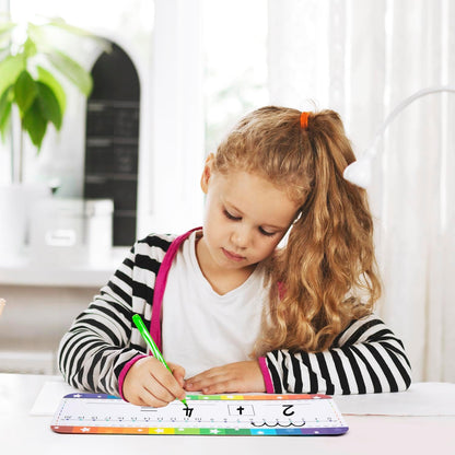 32 Pack Number Line Dry Erase White Board Double Sided Classroom Must Haves Math Manipulatives Teacher Supplies for Kindergarten Elementary Special Education Students Homeschool 12"x4"