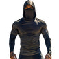 Sun Protection Shirts for Men UPF 100+ Long Sleeve Hoodie with Mask Shirts | Camouflage Outdoor Fishing Tees Cooling Raglan Shirts