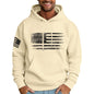 Ymosrh Mens Patriotic Hoodies USA Flag Print Hooded Sweatshirt Pullover Casual Fashion Hoodie, M-6XL