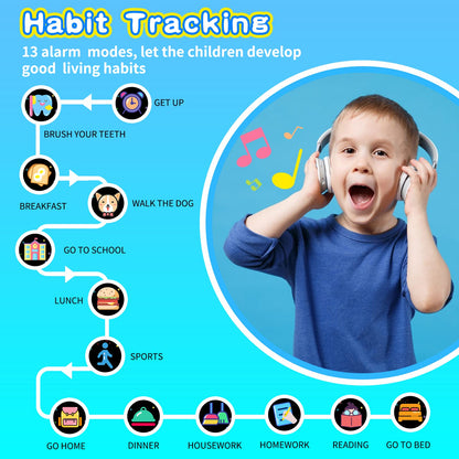 Kids Smart Watch Gift for Girls Age 5-12, 39 Games HD Touch Screen Watches with Video Camera Music Player Pedometer Flashlight 12/24 hr Educational Toys Birthday Gifts for Girls Ages 7 8 9 10