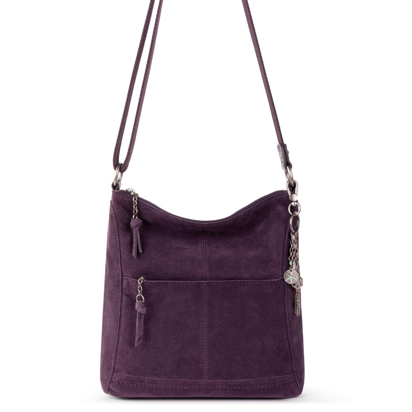 The Sak Lucia Leather Crossbody Purse - Premium Leather Women's Handbag for Everyday & Travel - Cross Body Bag With Zipper
