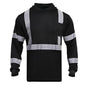 High Visibility Hoodies for Men,Safety Reflective Long Sleeve ANSI Class 3 Hi Vis Construction Work Shirts with Hood