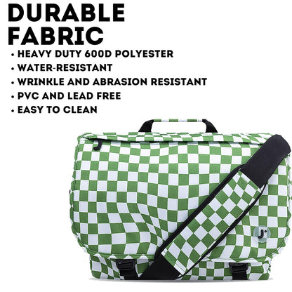 J World New York Thomas Laptop Messenger Bag for Women & Men. Kids Computer Bookbag