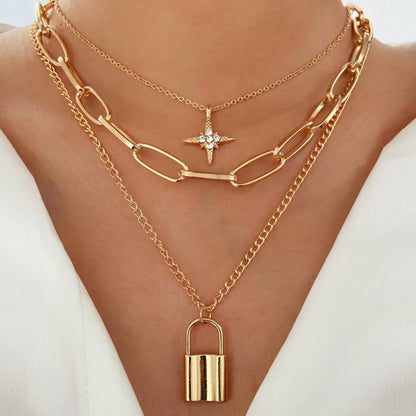 NEWITIN 69 Pieces Gold Jewelry Set for Women Fashion Costume Jewelry Gold Plated Necklace Bracelet Earrings Set for Women
