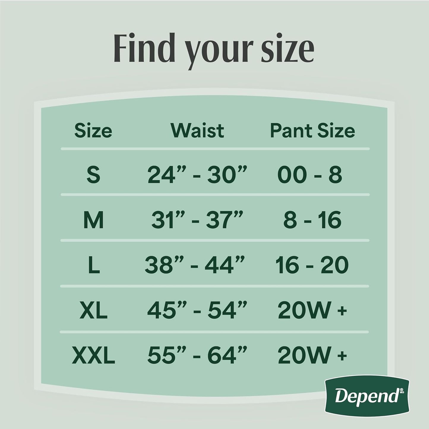Depend Fresh Protection Adult Diapers, Incontinence Underwear for Women, Disposable, Maximum, XXL, Blush, 44 Count (2 Packs of 22), Packaging May Vary