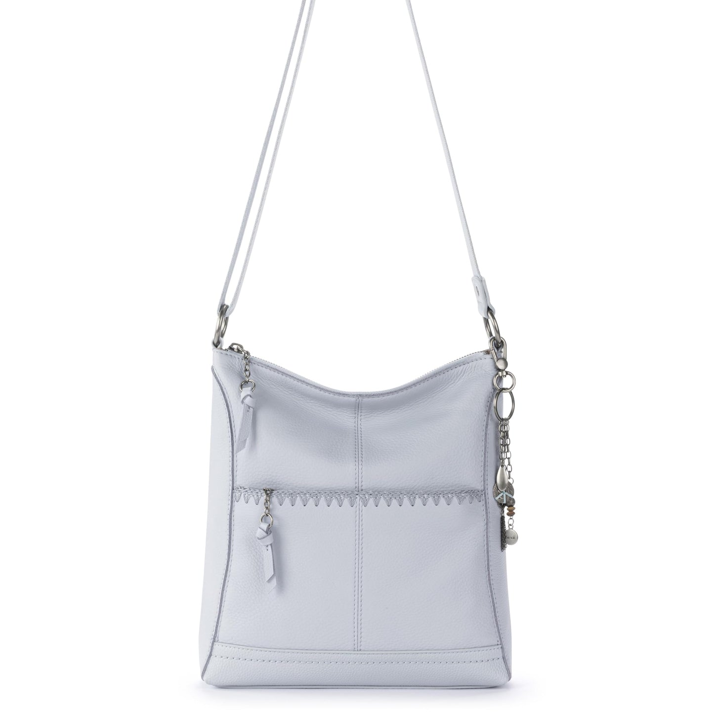 The Sak Lucia Leather Crossbody Purse - Premium Leather Women's Handbag for Everyday & Travel - Cross Body Bag With Zipper