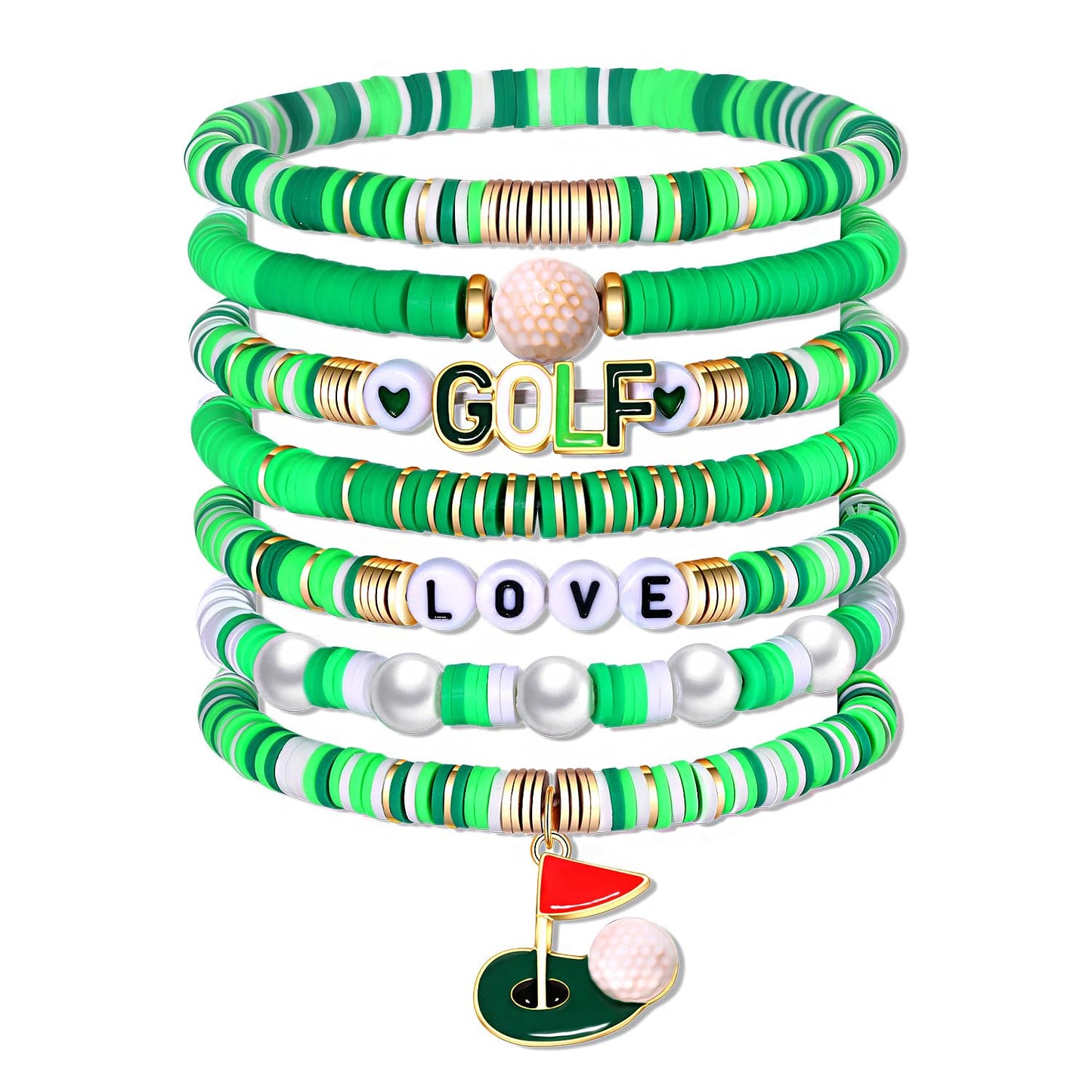 Heishi Bracelets for Women Clay Beaded Stretch Bracelets Stackable Friendship Bracelet Set Summer Beach Accessories Outfits Jewelry Gifts