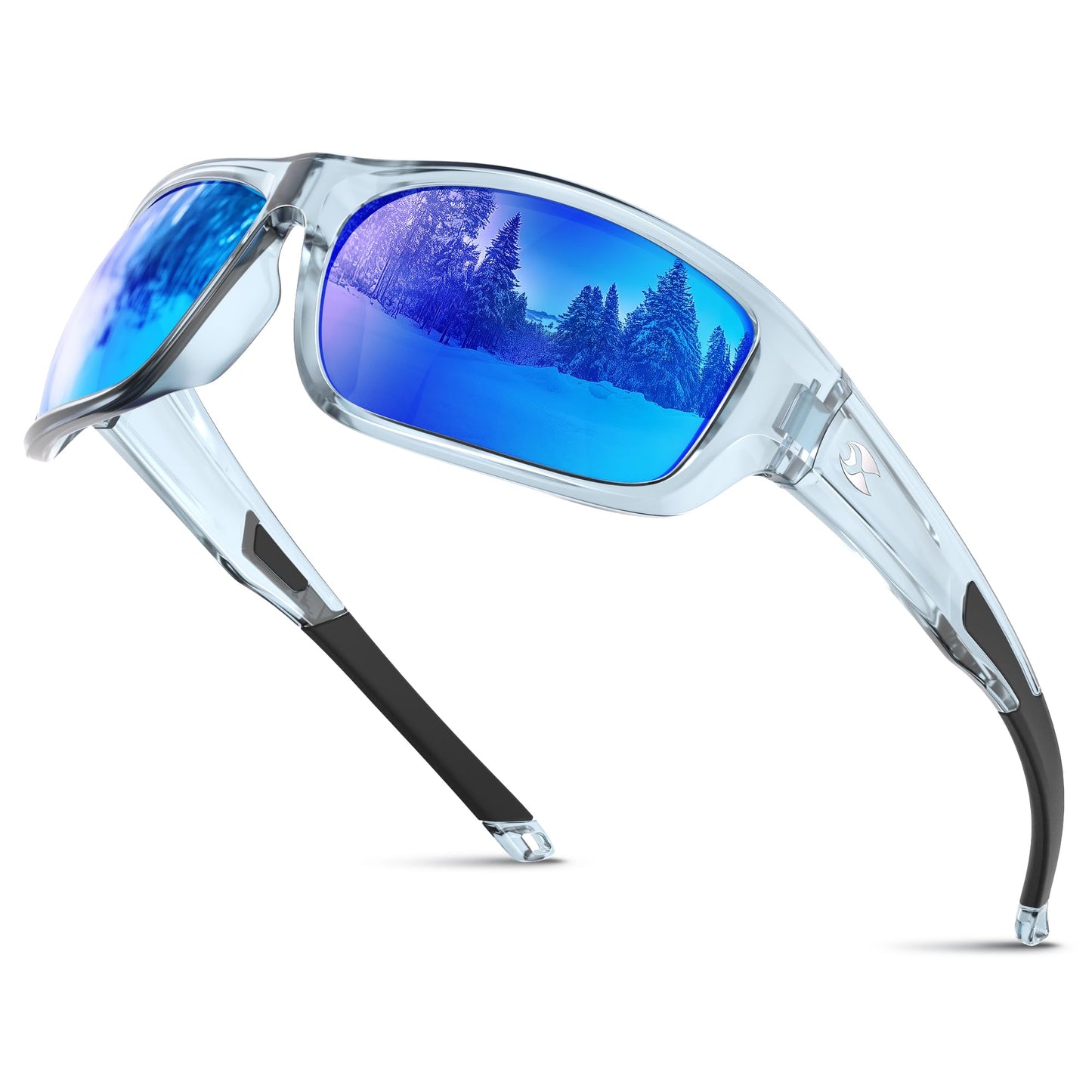 suoso Sports Polarized Sunglasses for Men: Women UV400 Protection Wrap Around Sun Glasses for Golf Fishing Running Driving
