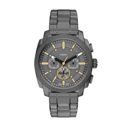 Fossil Men's Watch, Machine Stainless Steel Chronograph Watch for Men