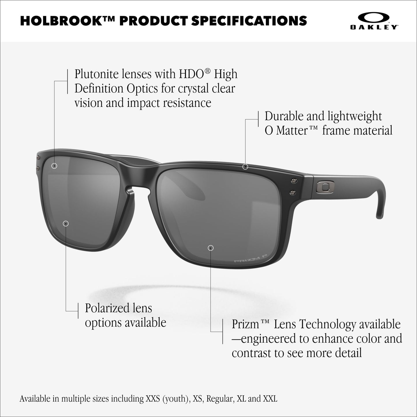 Oakley Mens OO9102 Holbrook Square Sunglasses