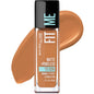 Maybelline Fit Me Matte + Poreless Liquid Oil-Free Foundation Makeup, Mocha, 1 Count (Packaging May Vary)