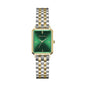 Roberto Marino RM1982 Women’s Luxury Watch Rectangular Gold – Japanese Quartz Movement, Vintage Stainless Steel Design, Silver Dial, Elegant Dress Timepiece, 3ATM Water Resistant – Reloj para Mujer