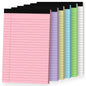 12 Pack Notepads 5x8, Small Legal Pads Narrow College Ruled, 30 Sheets/Pack, Perforated Notebook - White Note Pads for School, Memo, Note Taking, Teacher & Office Supplies, Writing Pads of Paper