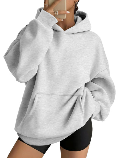 AUTOMET Womens Oversized Hoodies Trendy Pullover Sweatshirts | Comfrt Wear, Oversized Fit Soft Fleece Pullover, Perfect For Trendy Streetwear, College Outfits, And Daily Home Wear